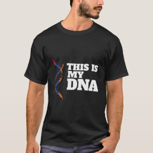 T-shirt C'Est Mon Adn Fier Arménien Patriotique Arménie Fl