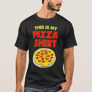T-shirt C'Est Mon Aliment De Pizza 1