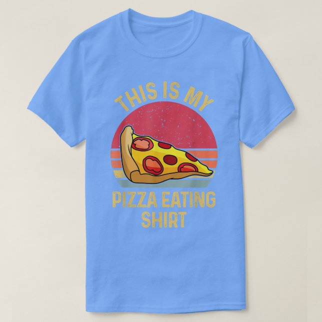 T-shirt C'est mon amoureux de la    pizza  (Design devant)
