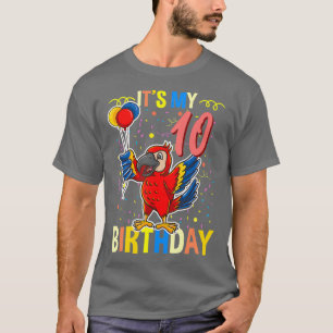T-shirt C'est mon amoureux du perroquet 10e anniversaire