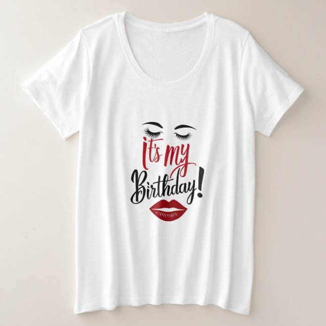 T-Shirt - C'est mon anniversaire (Design devant)