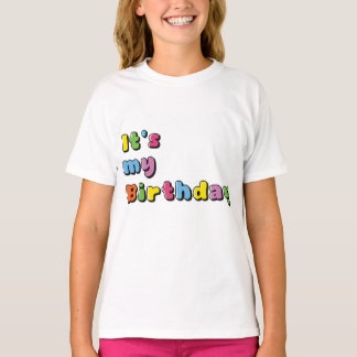 T-shirt C'est mon anniversaire
