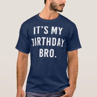 T-shirt C'est mon anniversaire