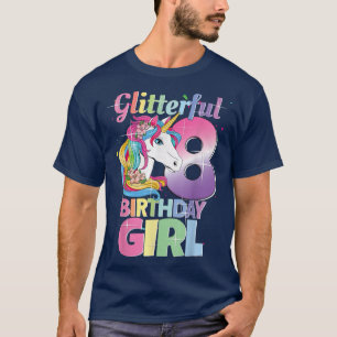 T-shirt C'est mon anniversaire 8ème anniversaire fille 8 a