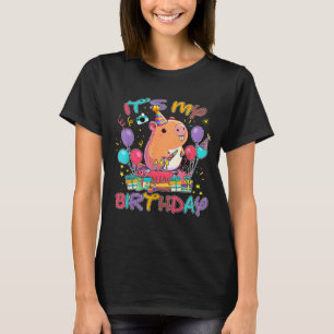 T-shirt C'est mon anniversaire Amoureux de capybaras Fête