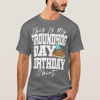 T-shirt C'Est Mon Anniversaire De La Marmotte