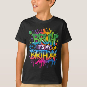 T-shirt C'est mon anniversaire Drôle d'anniversaire Garçon
