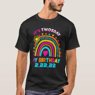 T-shirt C'Est Mon Anniversaire Jeudi 02-22-2022 Février 2N