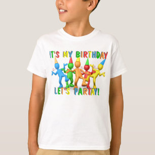 T-shirt C'est mon anniversaire ! Partay !