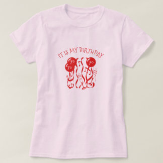 T-shirt c'est mon anniversaire que je suis 70 années