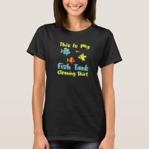 T-shirt C'Est Mon Aquarium Aquarist De Nettoyage De Réserv