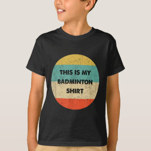 T-shirt C'est mon badminton 