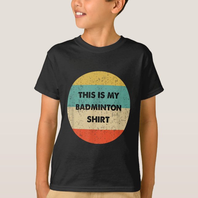 T-shirt C'est mon badminton  (Devant)