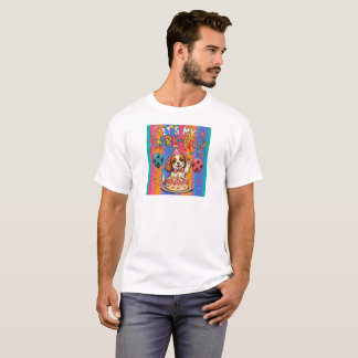T-shirt C'est mon Barkday - Dessin animé de fête d'anniver