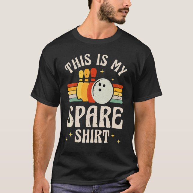 T-shirt C'est mon boule de rechange de bowling 1 (Devant)