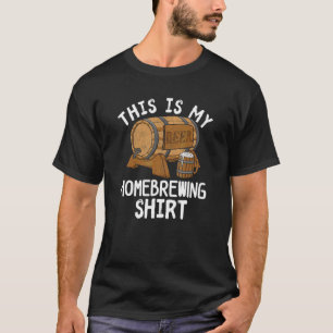 T-shirt C'est mon brasseur amateur Brasseur de bière arti