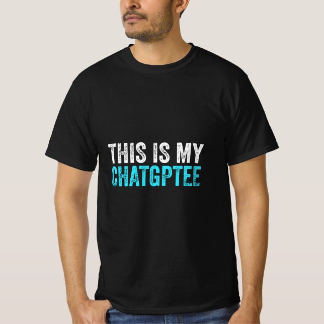 T-shirt C'Est Mon Brouillard Drôle Chatgpt (Devant)