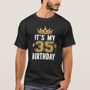 T-shirt C'est mon cadeau d'anniversaire de 35 ans