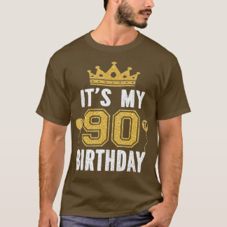 T-shirt C'est mon cadeau d'anniversaire de 90e pour homme 