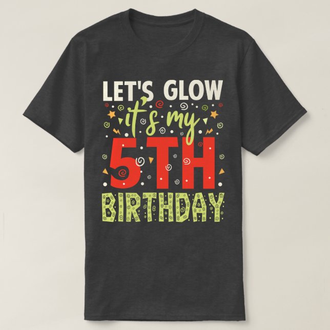 T-shirt C'est mon cadeau de 5e anniversaire (Design devant)
