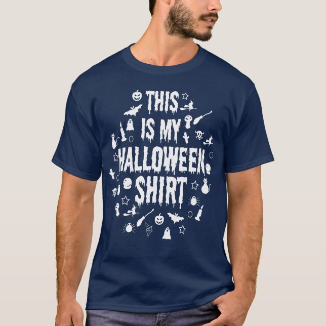 T-shirt C'est mon cadeau de chemise halloween (Devant)