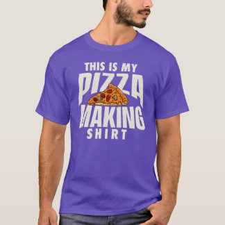 T-shirt C'est mon cadeau de pizza pour faire de la pizza p