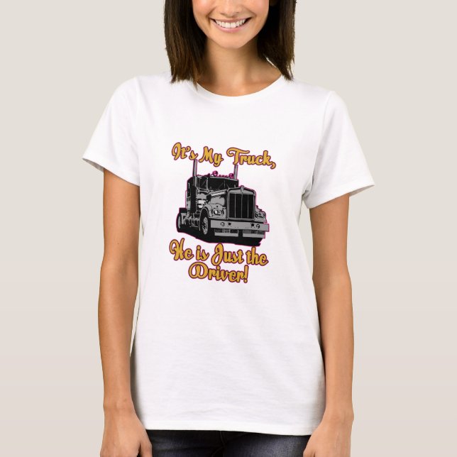 T-shirt C'est mon camion (Devant)