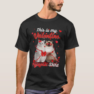 T-shirt C'Est Mon Chat De Pajama De Saint Valentin