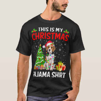 T-shirt C'Est Mon Chien Beagle De Noël, Les Lumières Du Pa