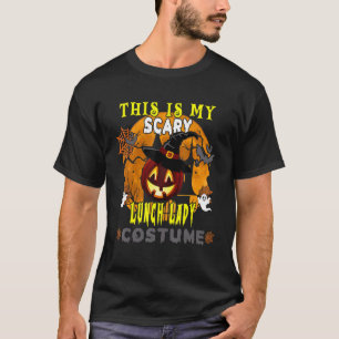 T-shirt C'Est Mon Citrouille De Crainte Déjeuner Lady Cost