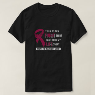 T-shirt C'est mon combat contre la prise de conscience du