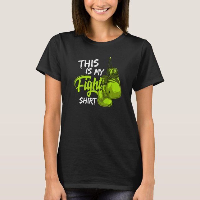 T-shirt C'Est Mon combat Lymphome Sensibilisation Guerrier (Devant)