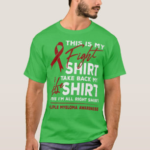 T-shirt C'Est Mon Combat Myélome Multiple Sensibilisation