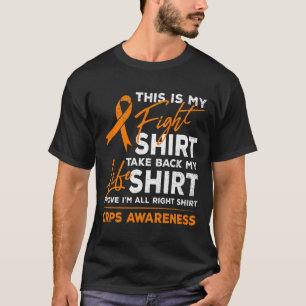 T-shirt C'Est Mon Combat Rsd Crps Sensibilisation Orange R