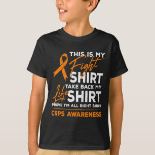T-shirt C'Est Mon Combat Rsd Crps Sensibilisation Orange R