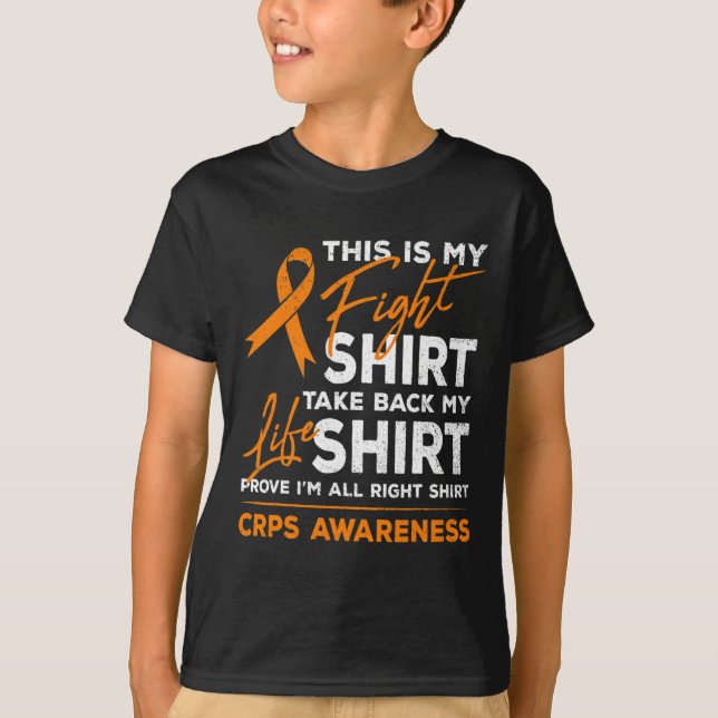 T-shirt C'Est Mon Combat Rsd Crps Sensibilisation Orange R (Devant)