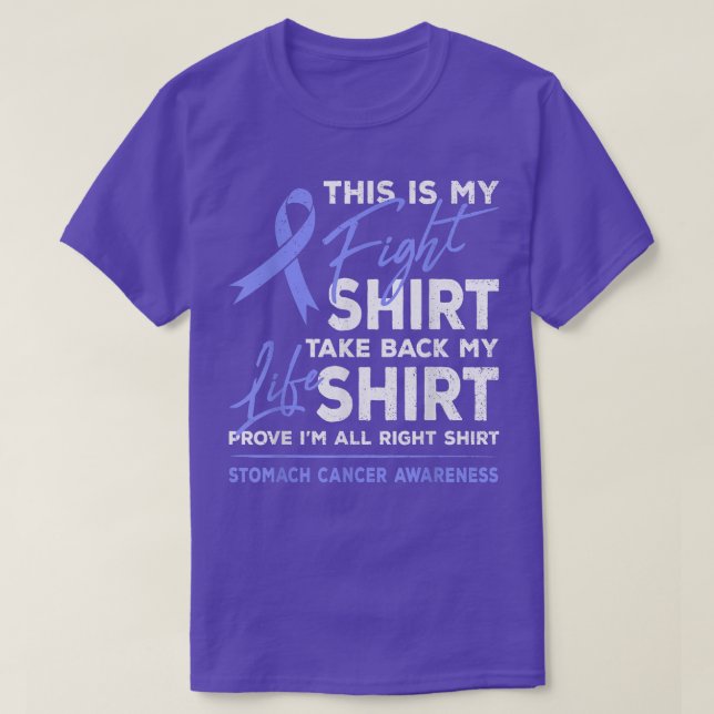 T-shirt C'Est Mon Combattre Stomac Cancer Sensibilisation  (Design devant)
