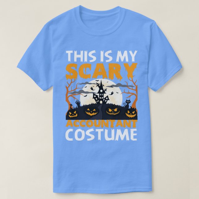 T-shirt C'est mon comptable d'horreur Costume comptable Ac (Design devant)