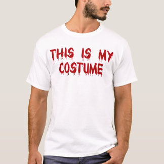 T-shirt C'est mon costume