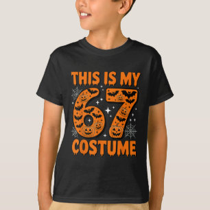 T-shirt C'est mon costume 67 6 7 Meme Gen Alpha Halloween