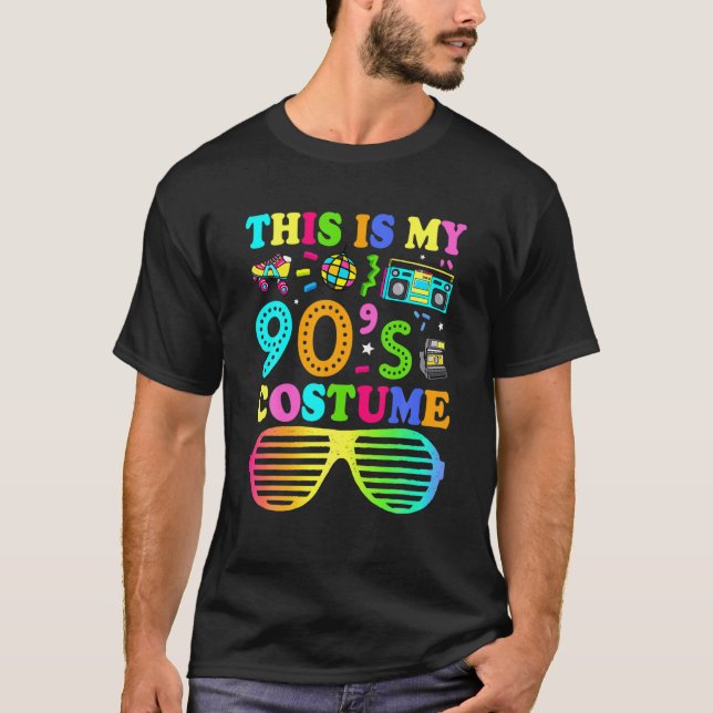 T-shirt C'Est Mon Costume 90S 90'S Party 1990S Halloween (Devant)