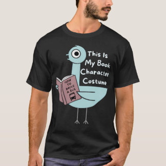 T-shirt C'Est Mon Costume De Caractère De Livre Funny Pige