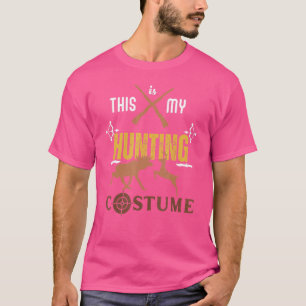 T-shirt C'est mon costume de chasse pour les chasseurs sur