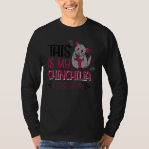 T-shirt C'est mon costume de chinchilla