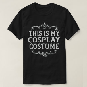 T-shirt C'Est Mon Costume De Cosplay Drôle Halloween Lazy