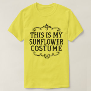 T-shirt C'Est Mon Costume De Fleur De Soleil Drôle Hallowe