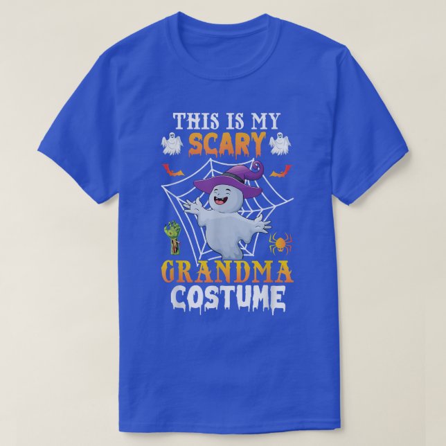 T-shirt C'Est Mon Costume De Grand-Mère D'Inquiétude Hallo (Design devant)