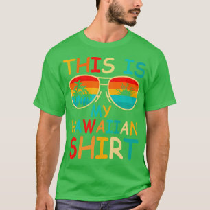 T-shirt C'Est Mon Costume De Luau Tropical Hawaïen Ha