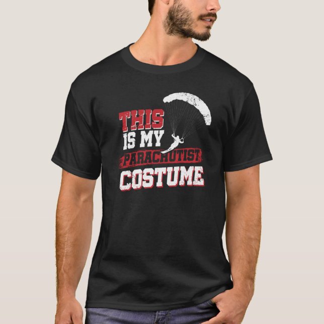 T-shirt C'est mon costume de parachutiste (Devant)