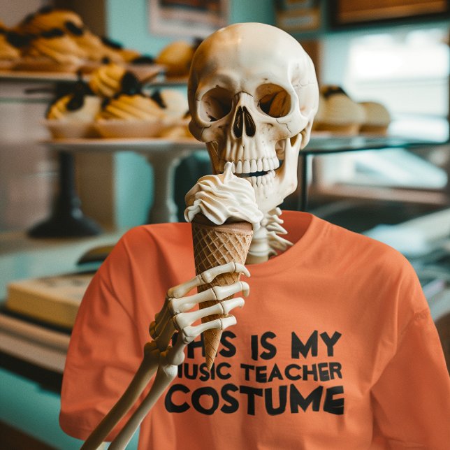 T-shirt C'Est Mon Costume De Professeur De Musique Chemise (This Is My Music Teacher Costume Shirt)